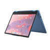 Lenovo IdeaPad Flex 3 Chrome 12IAN8 Intel N100 8GB RAM 128GB eMMC 12.2" Touchscreen 2-in-1 Laptop - Abyss Blue
