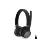 Lenovo Go ANC Over Ear Wired & Wireless Headset with Noise Cancellation Black