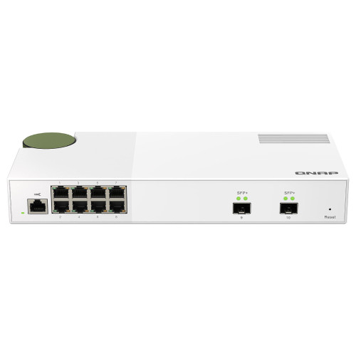 Qnap QSW-M2108-2S web-managed L2 network switch with 8 Gigabit Ethernet ports
