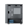 CiT Slammer Gaming microATX PC Case - Black