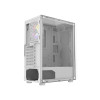 CiT Galaxy White Mid-Tower Gaming PC Case - White