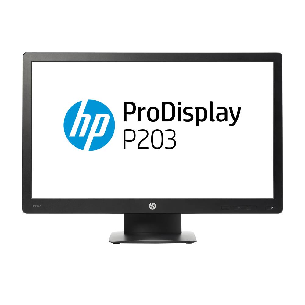 HP ProDisplay P203 20" HD+ monitor with clear, sharp visuals

