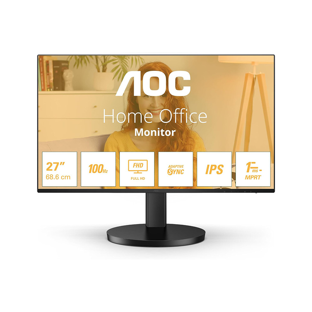Aoc Size 27 Black 27B3ha2 27" Ips Full Hd 1Ms Built In Speakers Monitor