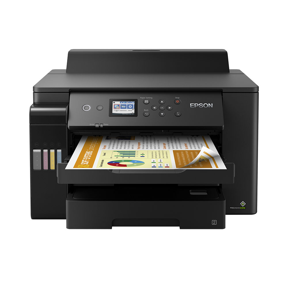 Epson Large Black Refurbished Ecotank Et-16150 A3+ Colour Duplex Inkjet Printer 4800 X 1200 Dpi - No Ink Included