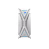 ASUS ROG Hyperion GR701 E-ATX dual radiator support four 140 mm fans metal GPU holder component storage ARGB fan hub 60W fast charging White computer case