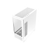 GameMax Vista White ATX Gaming PC Case with 3x Infinity ARGB Fans - White