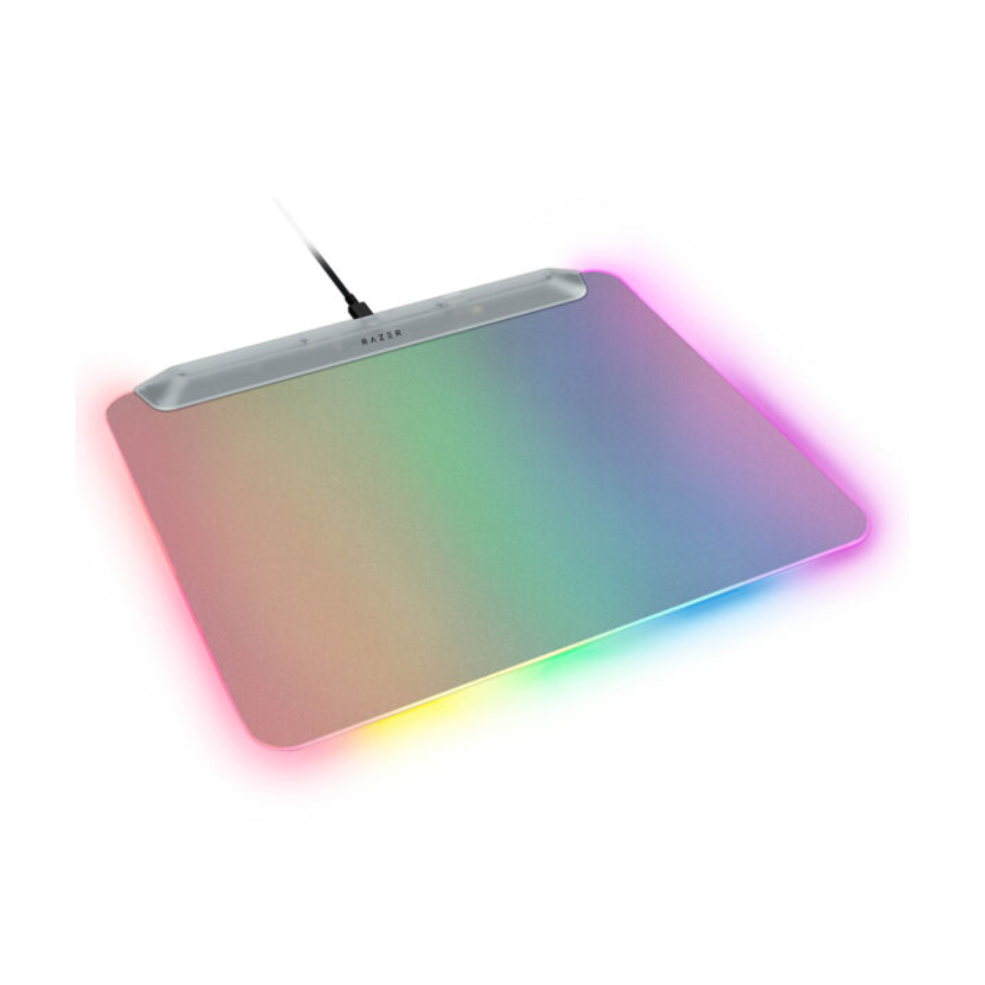 Razer Phantom White Firefly V2 Pro Rgb Gaming Mouse Pad - White