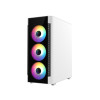 CiT Destroyer White ATX Gaming PC Case - White