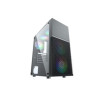 AVP X7 Mesh RGB Mid Tower Case with 3 x RGB Fans