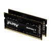 Kingston FURY Impact KF432S20IBK2/32 32GB (2 x 16GB) 3200 MHz DDR4 Laptop RAM