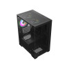 CiT Range Black MATX Gaming PC Case - Black