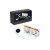 CiT Pro Glacier 240mm White ARGB Infinity 4-Pin PWM AIO Temperature Display Liquid Cooler