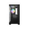 CiT Range Black MATX Gaming PC Case - Black