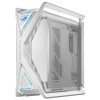 ASUS ROG Hyperion GR701 E-ATX dual radiator support four 140 mm fans metal GPU holder component storage ARGB fan hub 60W fast charging White computer case