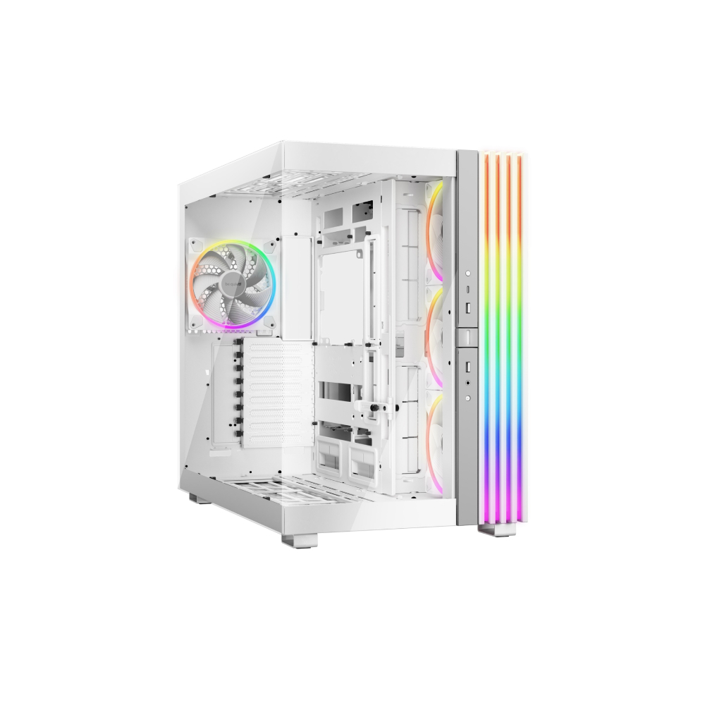 Be Quiet! Light Base 900 FX White E-ATX Full Tower PC case with ARGB lighting and tempered glass panels
