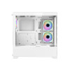 CiT Sense White ATX Gaming PC Case - White
