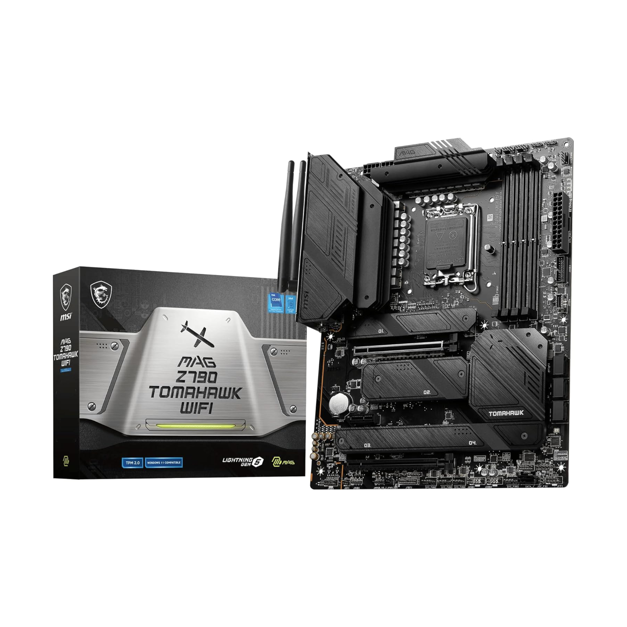 Msi Black Refurbished - Mag Z790 Tomahawk Wifi Ddr5 Lga 1700 Atx Motherboard
