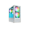 Kolink Observatory MX Glass ARGB Midi Tower Gaming ATX PC Case - White