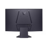 Back of LG UltraGear 27GS60QC-B.AEKQ 27" Curved Quad HD Gaming Monitor 