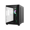 CiT Vision ATX RGB Tempered Glass Mid Tower Gaming PC Case - Black