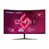 ViewSonic VX Series VX3218C-2K 32" Curved IPS Quad HD 4ms Height Adjustable Built in Speakers Gaming Monitor