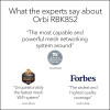 Netgear Orbi RBK852 AX6000 Tri-Band Wi-Fi 6 Wireless Mesh System Router + 1 Satellite