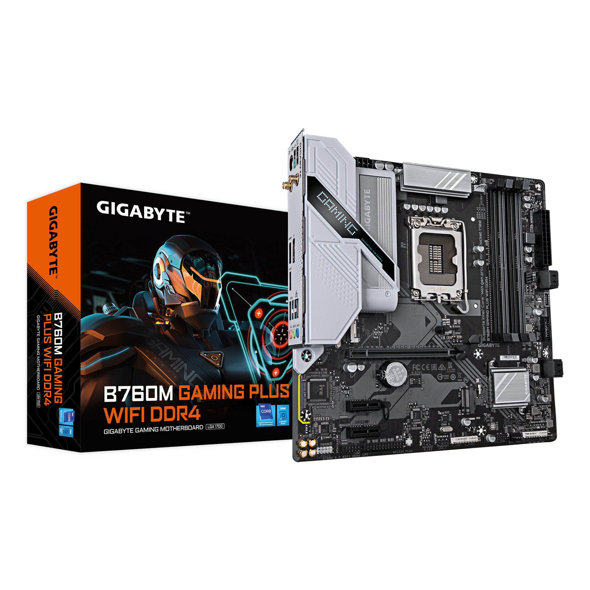Gigabyte Black B760m Gaming Plus Wifi Ddr4 Intel B760 Matx Lga 1700 Motherboard