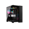 Corsair 6500X RGB ATX Mid Tower Dual Chamber Tempered Glass PC Case - Black