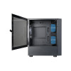CiT Slammer Gaming microATX PC Case - Black