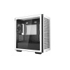 DeepCool CH370 WH Micro ATX Tempered Glass Gaming PC Case - White