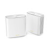 ASUS ZenWiFi XD6 Dual-Band (2.4 GHz / 5 GHz) Wireless Router Wi-Fi 6 Mesh White 2 Pack