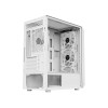 CiT Saturn White microATX Gaming PC Case - White