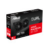 ASUS Dual Radeon RX 7600 V2 8GB graphics card featuring custom RGB lighting for personalized setups