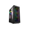 Sharkoon RGB Wave Tempered Glass ATX Mid Tower Gaming PC Case