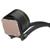 CiT Pro Glacier 240mm Black ARGB Infinity 4-Pin PWM AIO Temperature Display Liquid Cooler