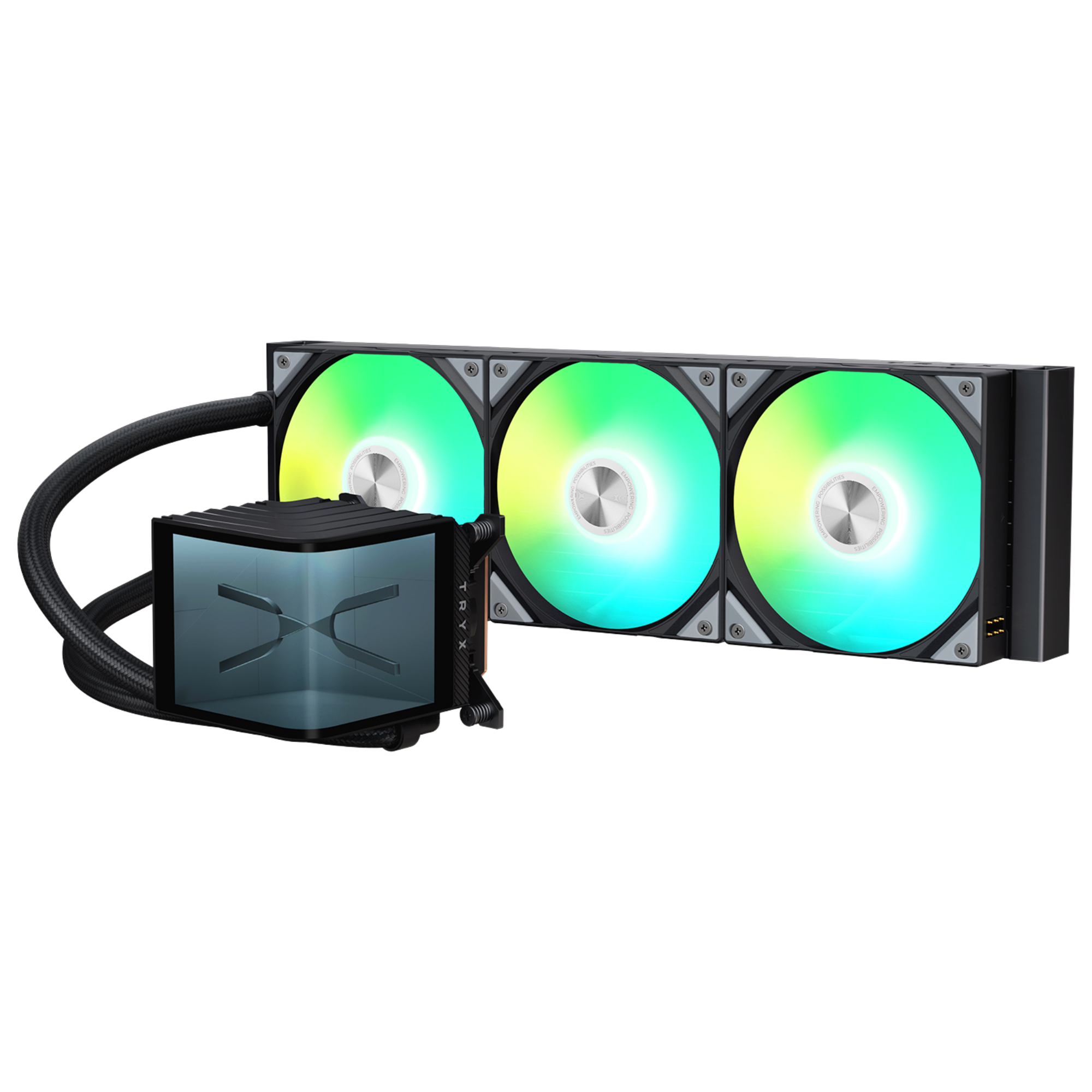 Tryx Size 3 Black Panorama 360Mm Argb Aio Liquid Cpu Cooler
