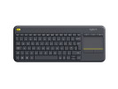 Logitech K400 Plus Wireless Touch Keyboard - Black