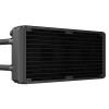 CiT Pro Glacier 240mm Black ARGB Infinity 4-Pin PWM AIO Temperature Display Liquid Cooler