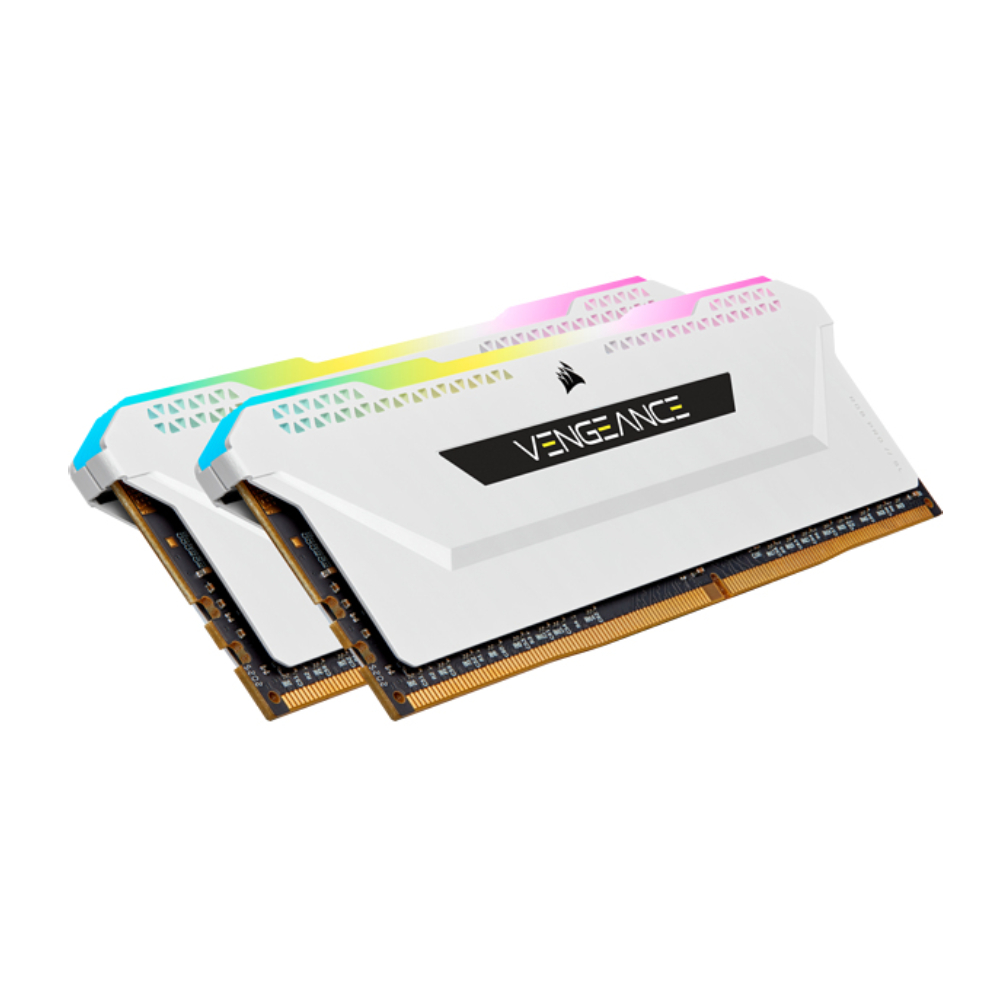 Corsair Vengeance RGB PRO SL White 32GB (2 x 16GB) 3600 MHz DDR4 RAM