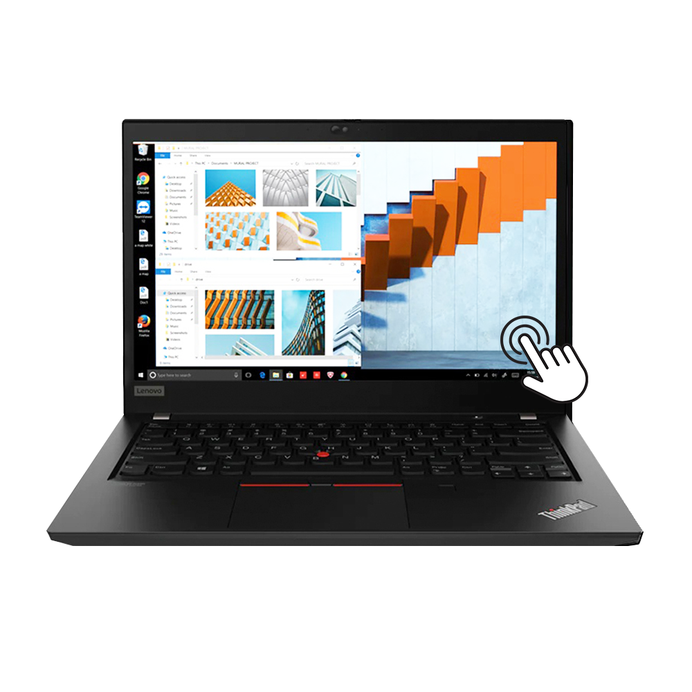 Lenovo ThinkPad T14 14" touchscreen laptop with AMD Ryzen 3 PRO 4450U, 16GB RAM, 256GB SSD
