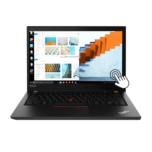 Lenovo ThinkPad T14 14" touchscreen laptop with AMD Ryzen 3 PRO 4450U, 16GB RAM, 256GB SSD
