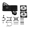 Fractal Design Lumen S24 v2 RGB 2 x 120 mm Fans AIO Liquid Cooler