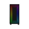 GameMax Abyss Mini ARGB Gaming PC Case - Black