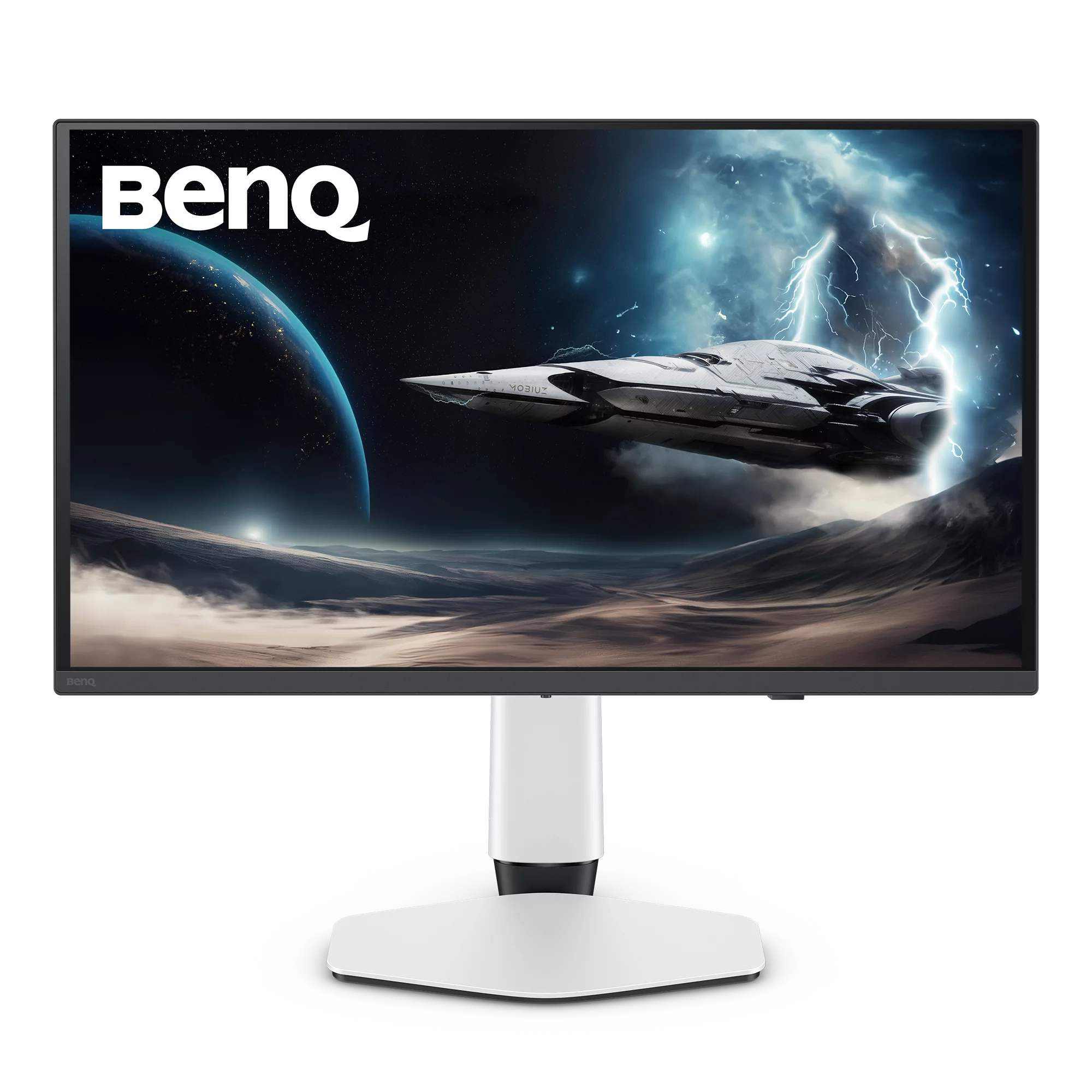 Benq Size 4 Black Refurbished - Mobiuz Ex271uz 27" Qd-Oled Uhd 4K 240Hz 0.03Ms Freesync Premium Pro Height Adjustable Gaming Monitor