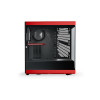 HYTE Y40 Mid Tower Panoramic Tempered Glass Gaming Case - Red and Black