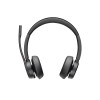 Poly Voyager 4320 UC Wireless USB-A Stereo Headset - Black