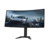 Lenovo G34w-30 34 inch 3440 x 1440 Ultrawide Quad HD VA LED Black Curved Mornitor Black
