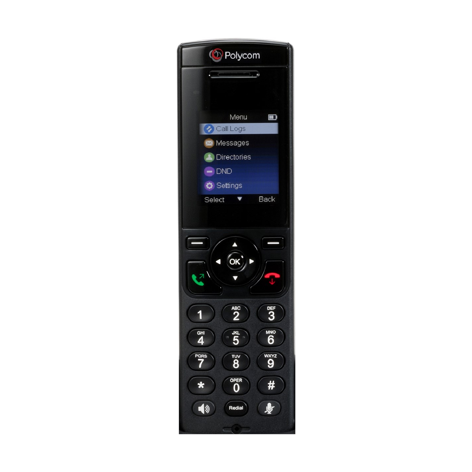 Poly Size 5 Black Vvx D60 Additional Wireless Handset Only With Psu