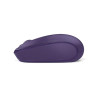 Microsoft Wireless Optical Mobile Mouse 1850 3-Button Scroll Wheel Purple