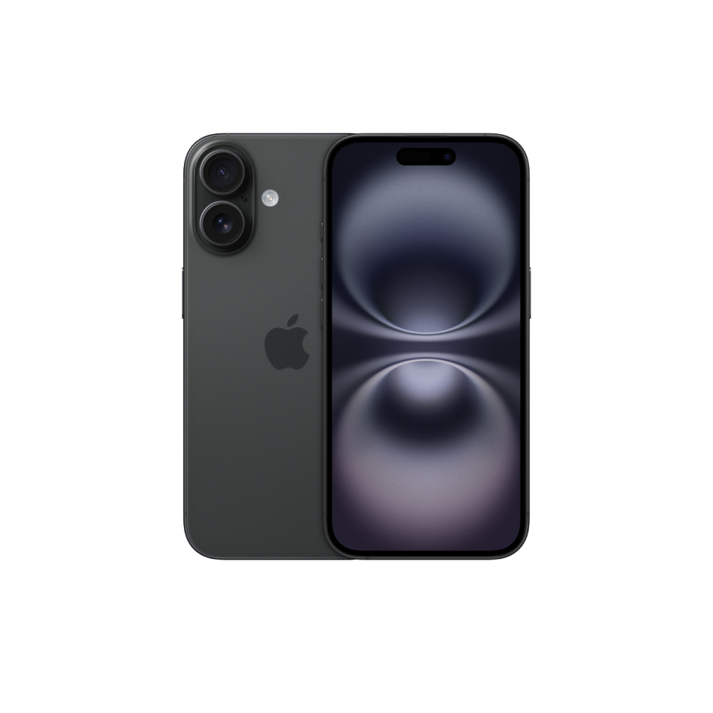 Apple Size 16 Black Refurbished - Iphone A18 Chip 128Gb 6.1" Oled 5G Dual Sim Ios Smartphone